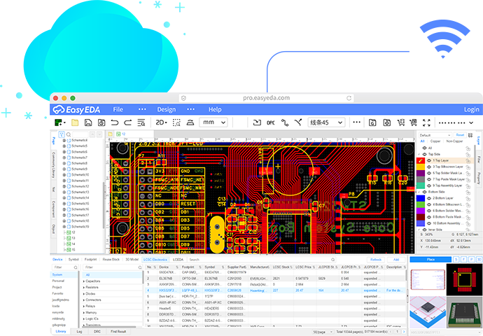 Easyeda Free Online Circuit Design Software - Circuit Diagram